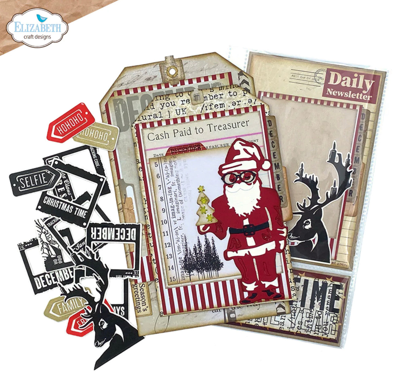 Elizabeth Craft Designs Winterdagen-stempel
