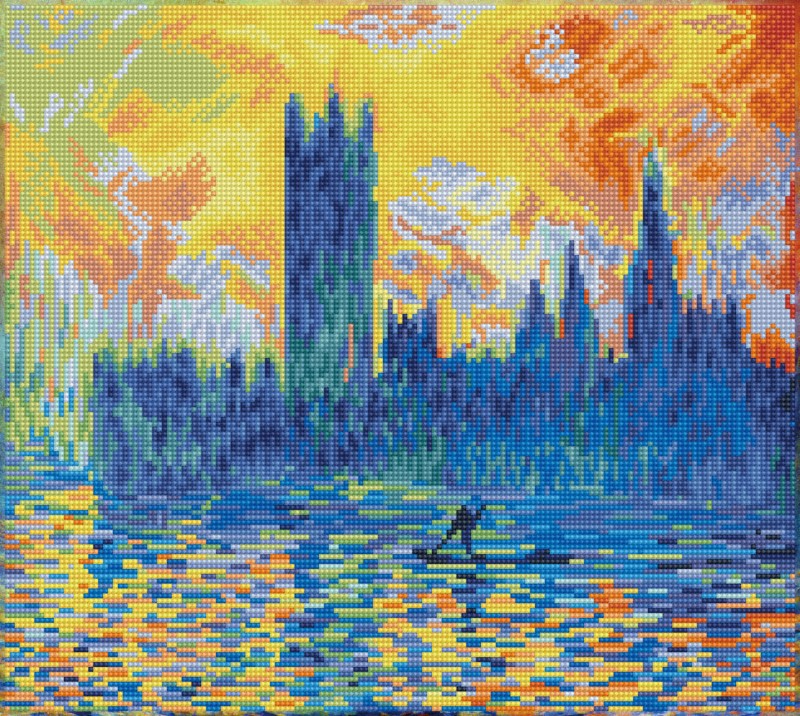 Diamond Dotz London Parliament in Winter (Monet)