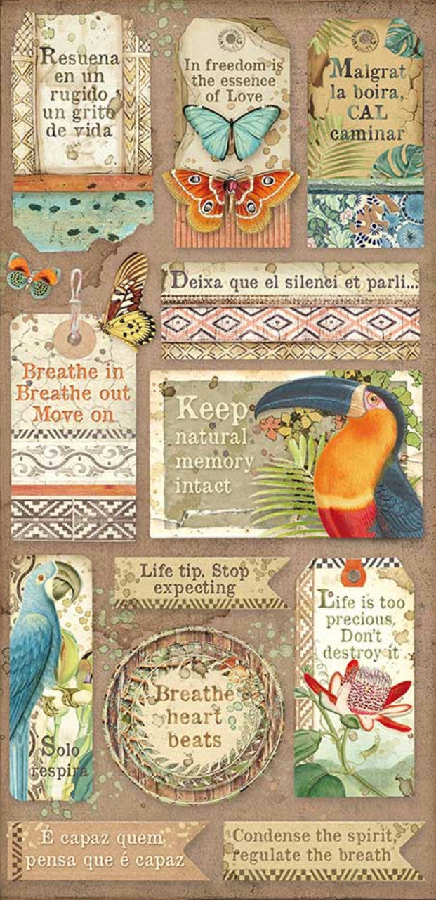 Stamperia Coleccionables 6” x 12” Amazonia