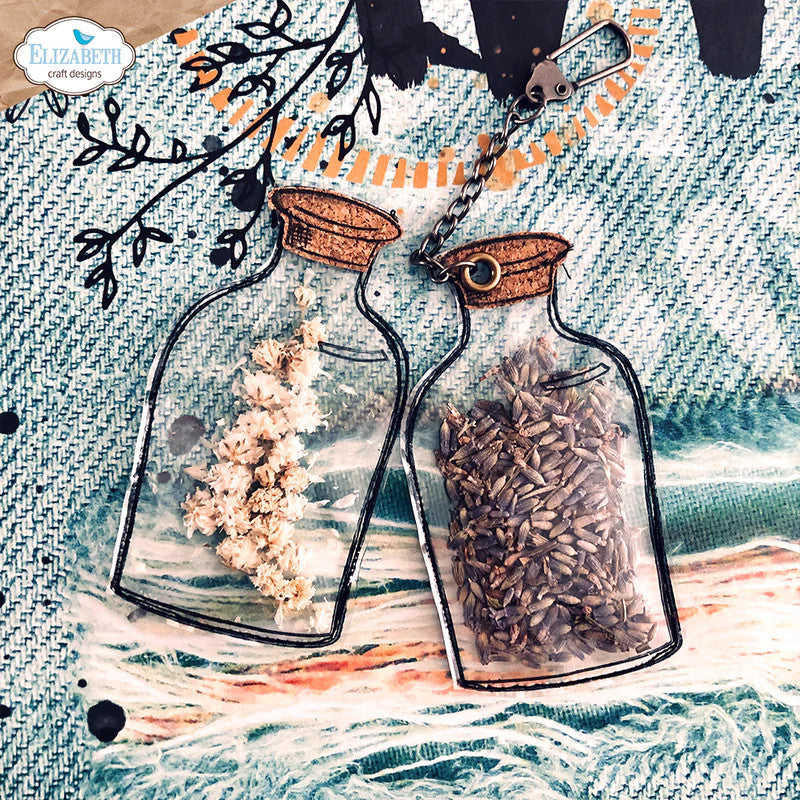 Elizabeth Craft Designs Love Makes A House Home Clear Stempelset
