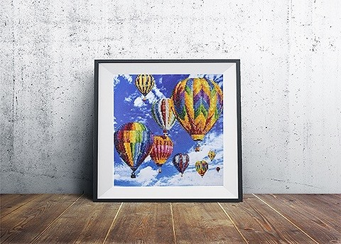 Diamond Art Diamond Dotz Hot Air Balloons