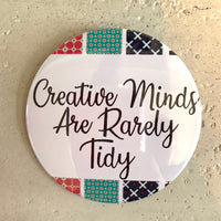 “Creative Minds” Pin-Back Button