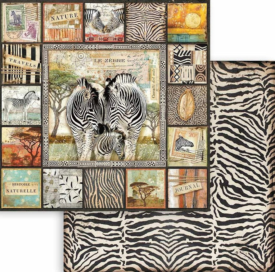 Stamperia Double Face 12” x 12” Paper Collection - Savana