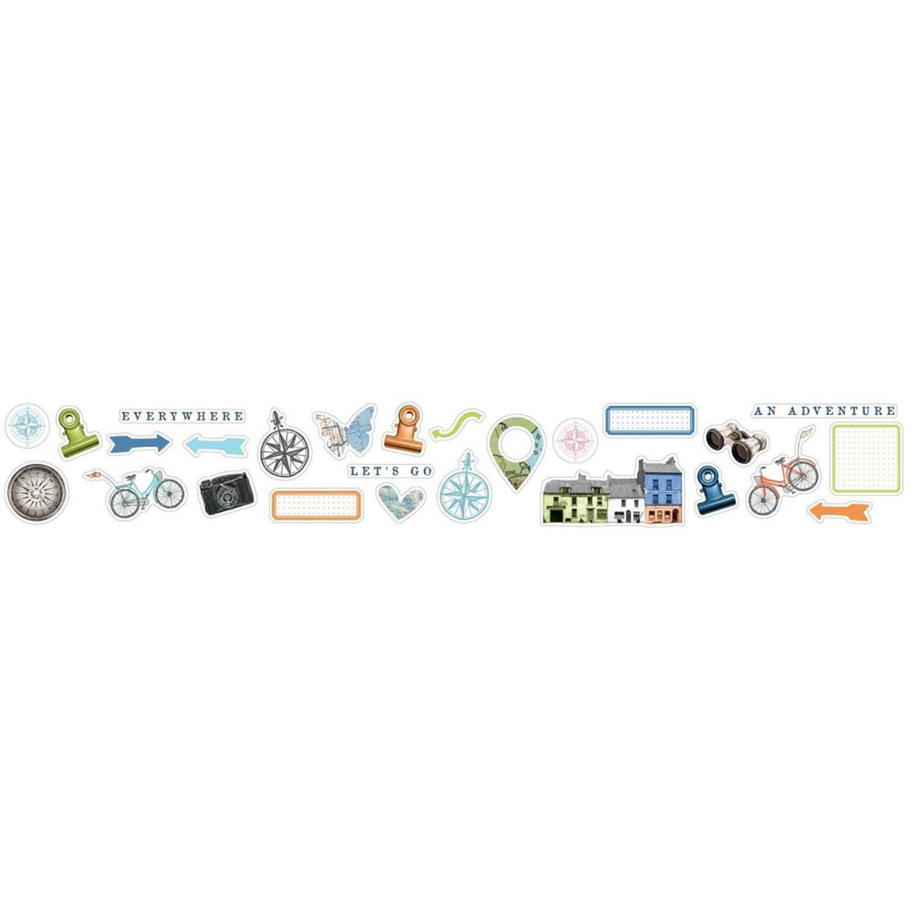 49 and Market Vintage Artistry Everywhere Washi Tape Stickers