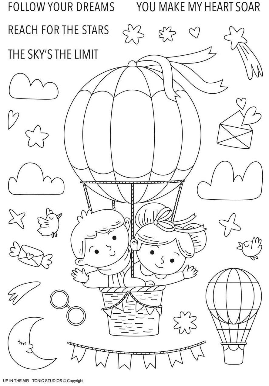Tonic Studios Up in the Air Stamp Set