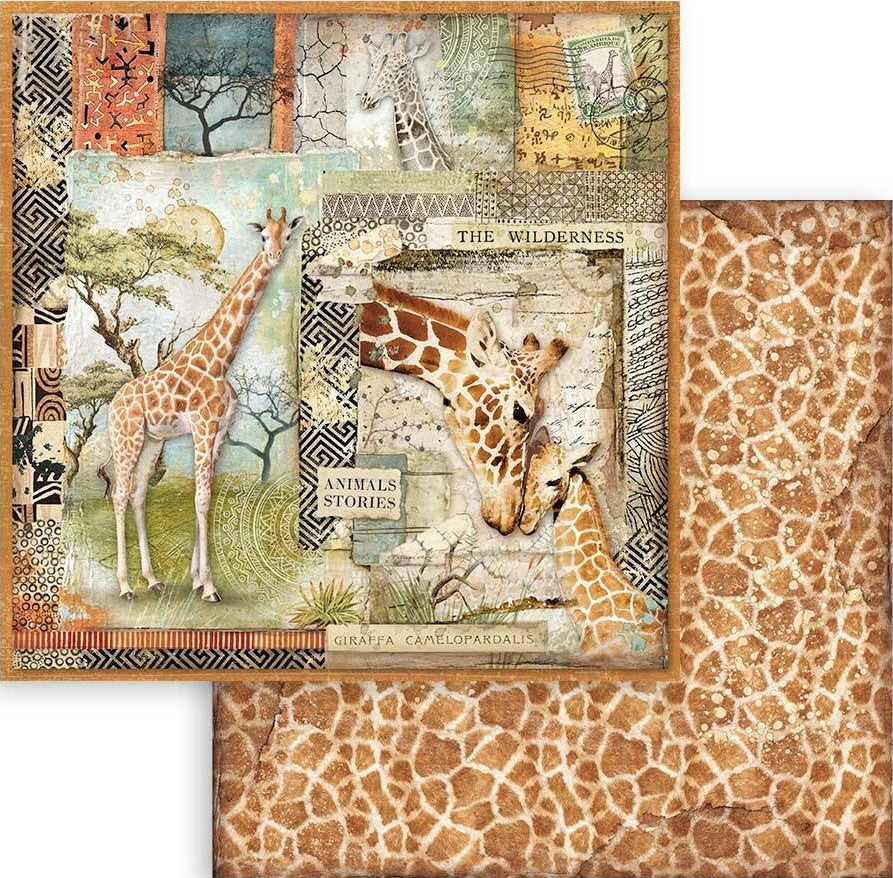Stamperia Double Face 12” x 12” Paper Collection - Savana