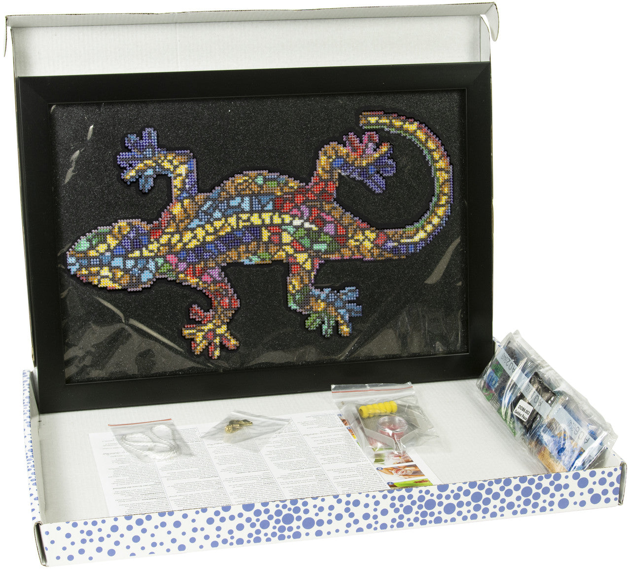 Diamond Dotz Gekko Paua with Frame