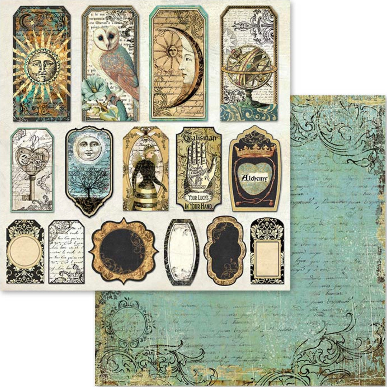 Stamperia Alchemy Paper Pack 12” x 12”