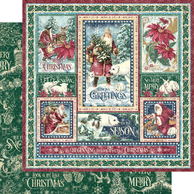 Graphic 45 Let It Snow 12” x 12” Collection Pack