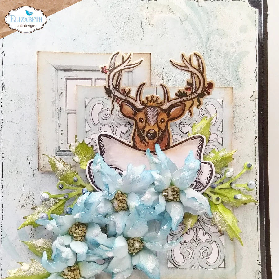 Elizabeth Craft Designs Engelse platteland 2 stempelset CS284
