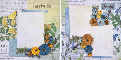 Herfstwensen lay-out van 2 pagina's (virtuele klas 46)