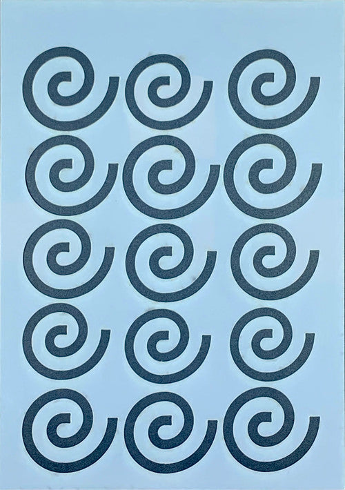 Cinnamon Rolls 4” x 6” Stencil