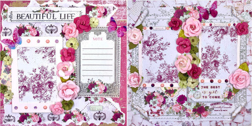 Beautiful Life-indeling van 2 pagina's (virtuele klasse 47)