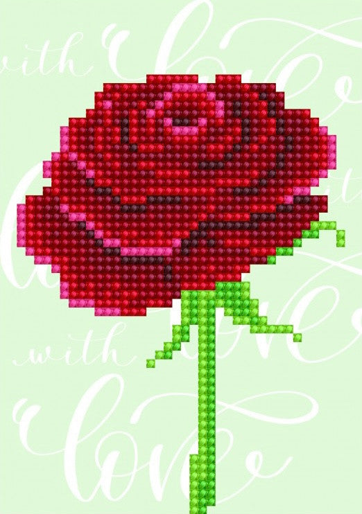 Diamante Dotz Amor Rosa Tarjetas de felicitación