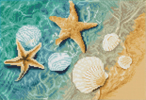 Diamond Dotz SQUARES Crystal Shore