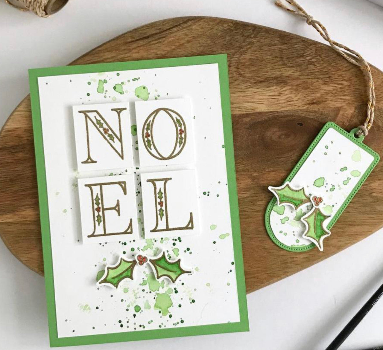 Elizabeth Craft Designs Noel stempelset