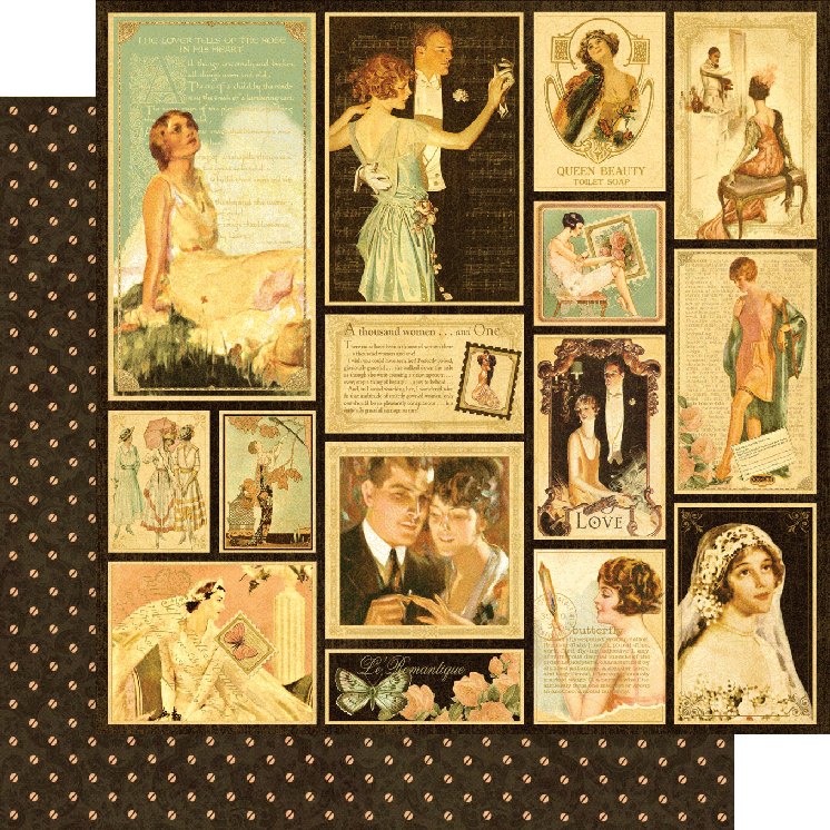Gráfico 45 Le Romantique 12” x 12” Edición de coleccionista de lujo