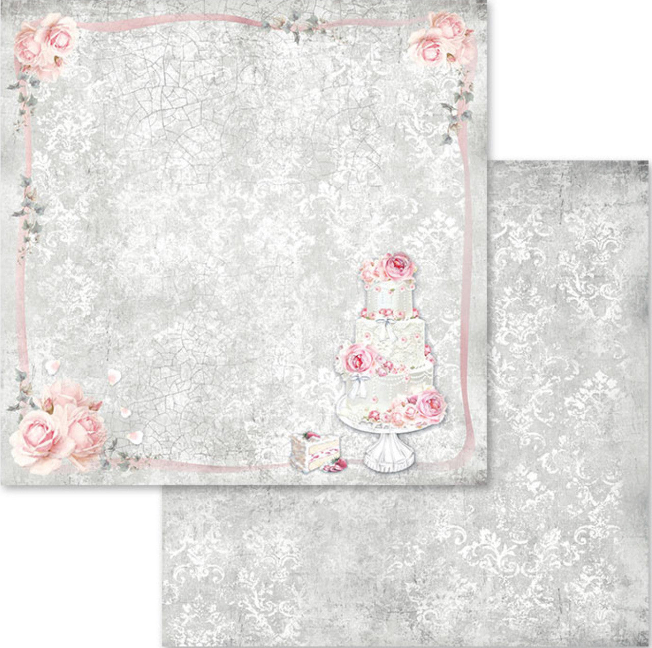 Stamperia Wedding Paper Pack 12” x 12”