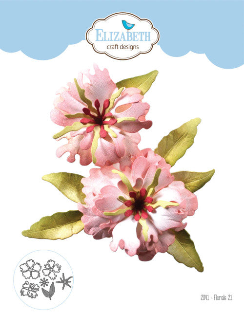 Elizabeth Craft Designs Juego de troqueles florales 21
