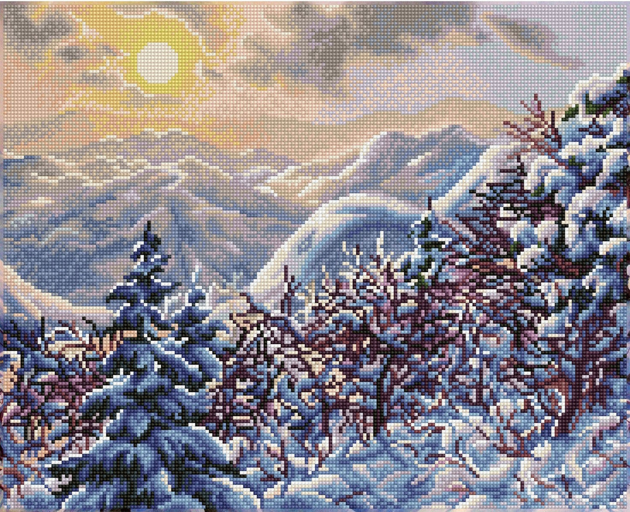 Diamond Dotz SIMPLY Golden Winter