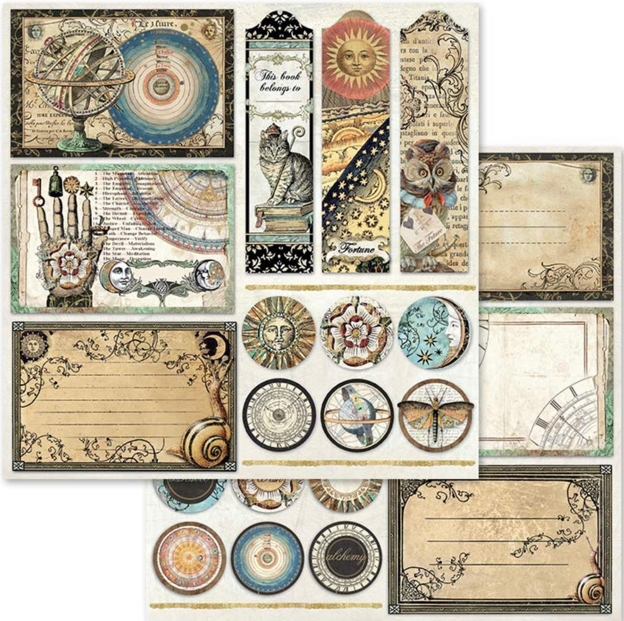 Stamperia Alchemy Paper Pack 12” x 12”