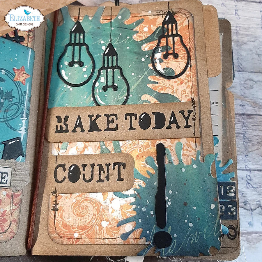 Elizabeth Craft Designs Art Journal Especiales de Devid Journal File XL 1