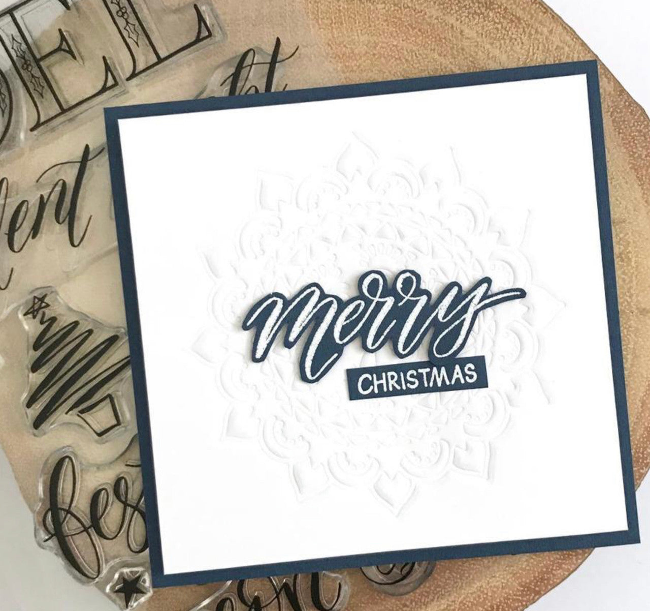 Elizabeth Craft Designs Noel stempelset