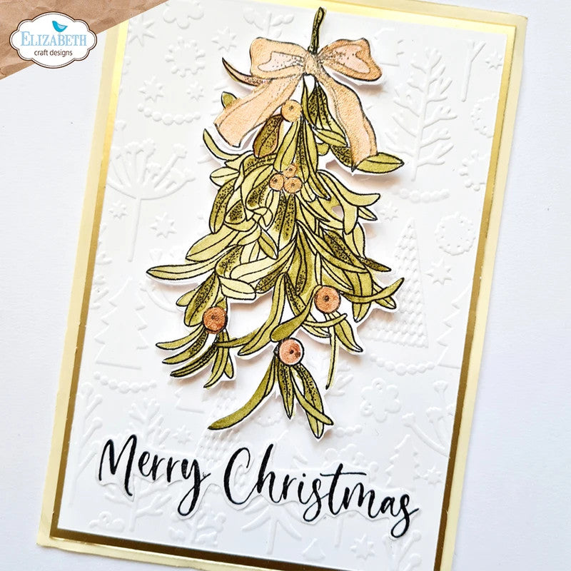 Elizabeth Craft Designs Joyeux Noel stempelset