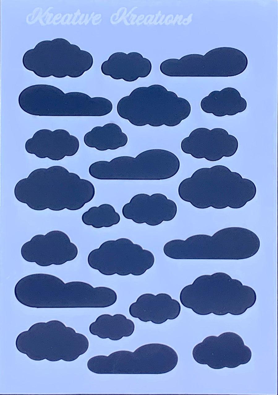 Cloudy 4” x 6” Stencil