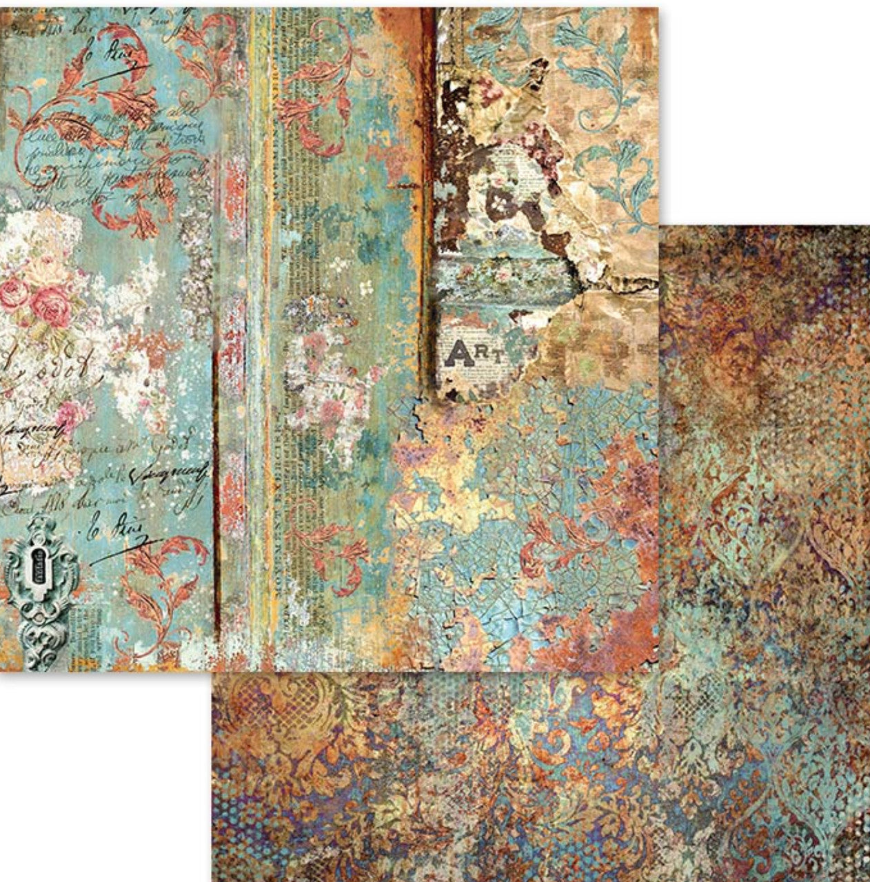 Stamperia Time Is An Illusion Paper Pack 12 x 12