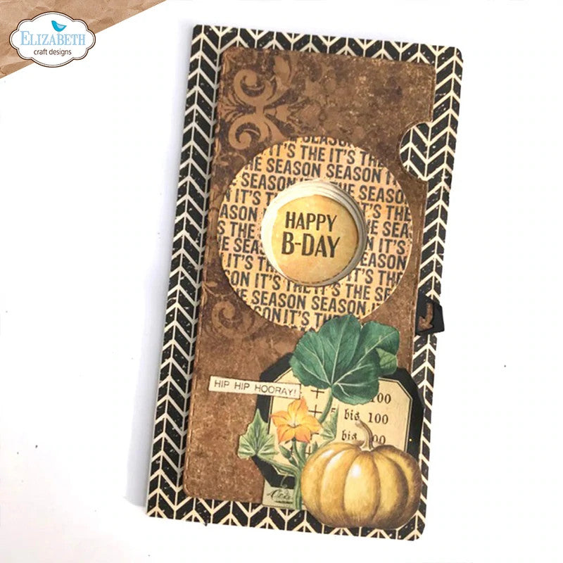 Elizabeth Craft Designs Juego de troqueles de metal con persiana Iris