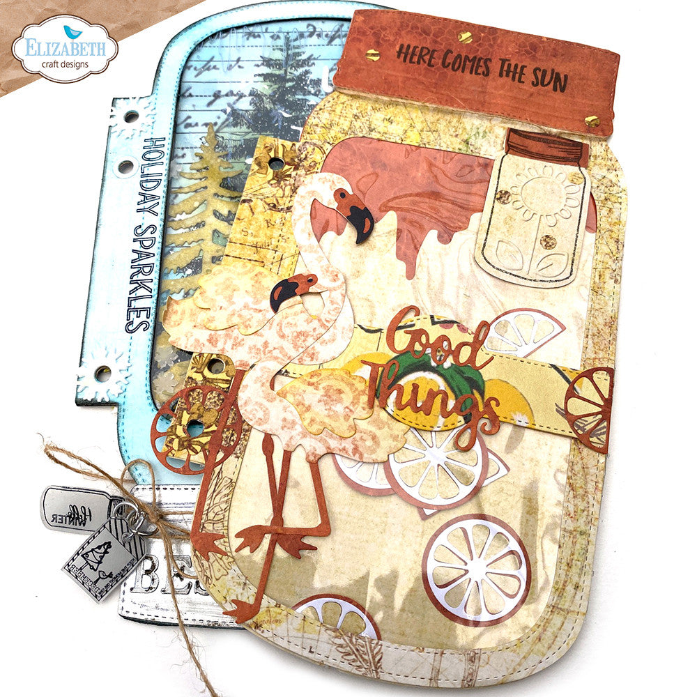 Elizabeth Craft Designs Mason Jar / Sneeuwbol speciale kit