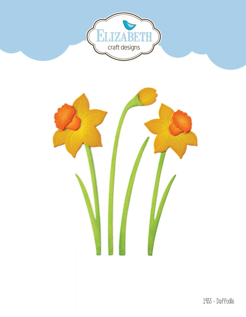 Troquel de narcisos de Elizabeth Craft Designs
