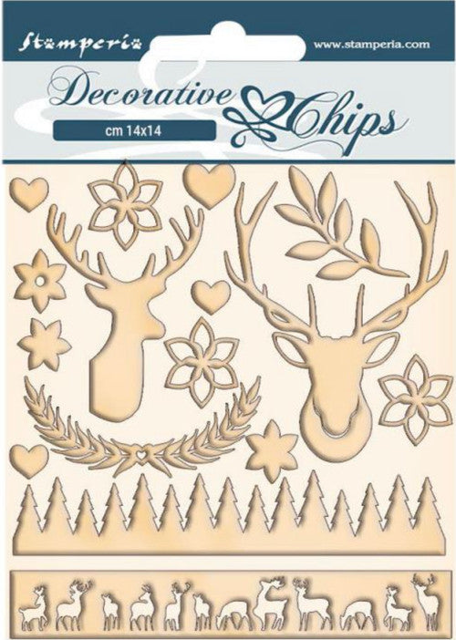 Stamperia Pink Christmas Deer