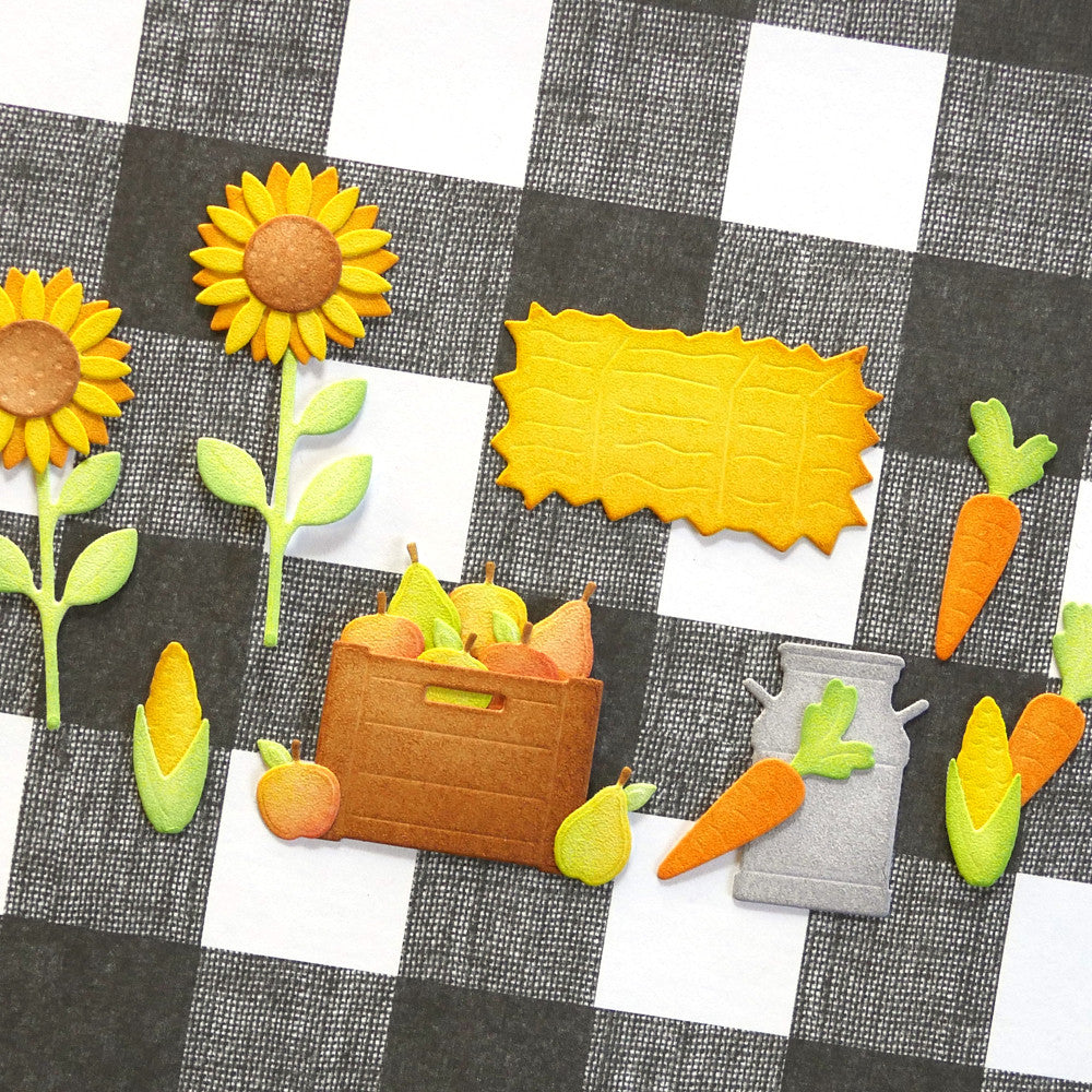 Juego de troqueles Elizabeth Craft Farm Accessories