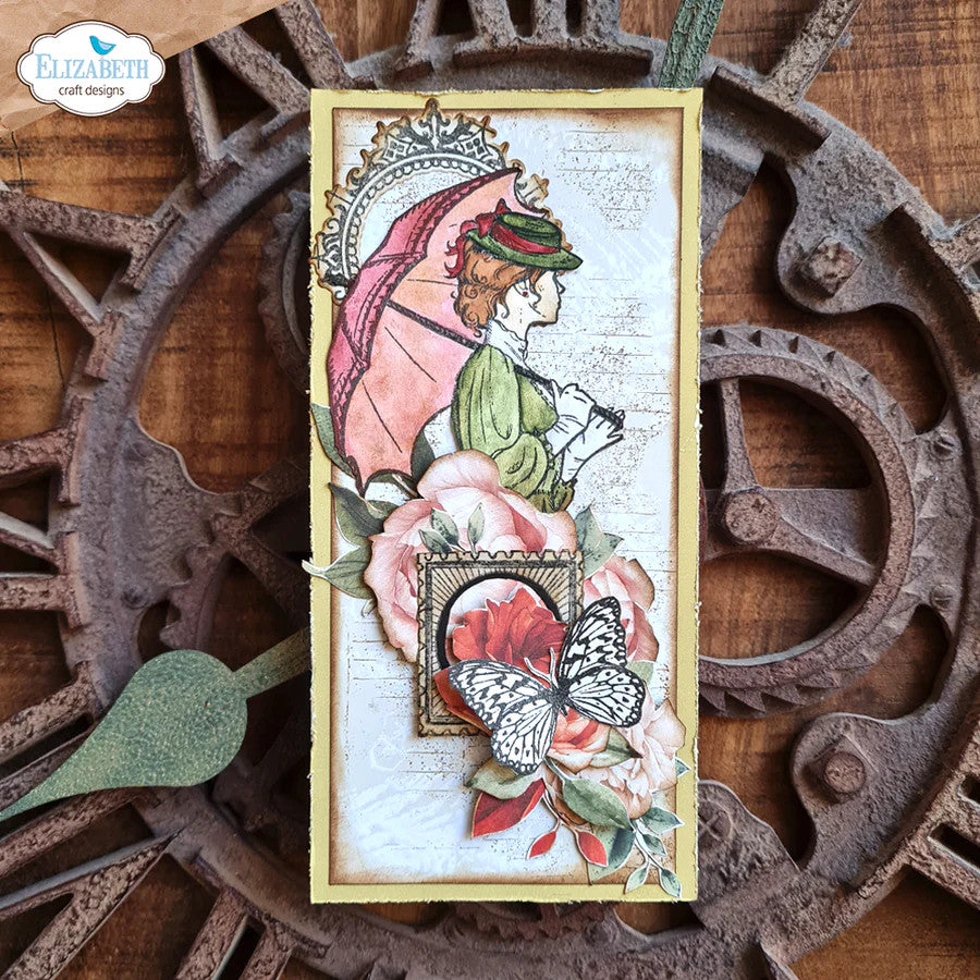 Elizabeth Craft Designs Engelse platteland 2 stempelset CS284