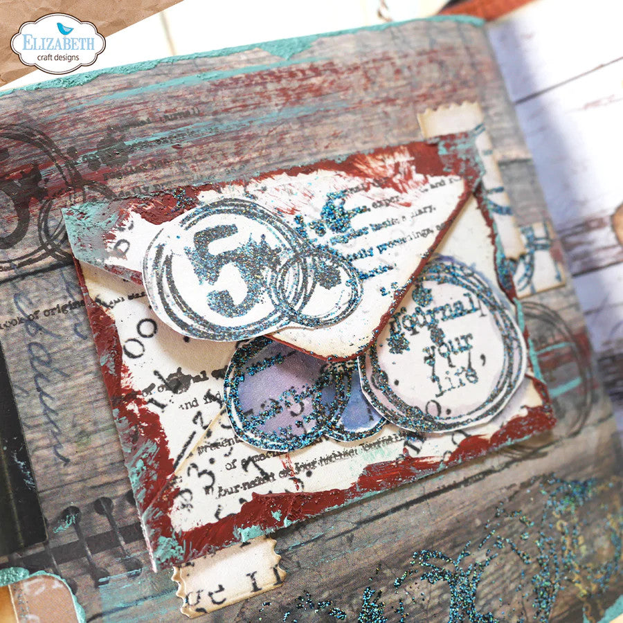 Elizabeth Craft Designs Art Journal Especiales de Devid Journal File XL 2