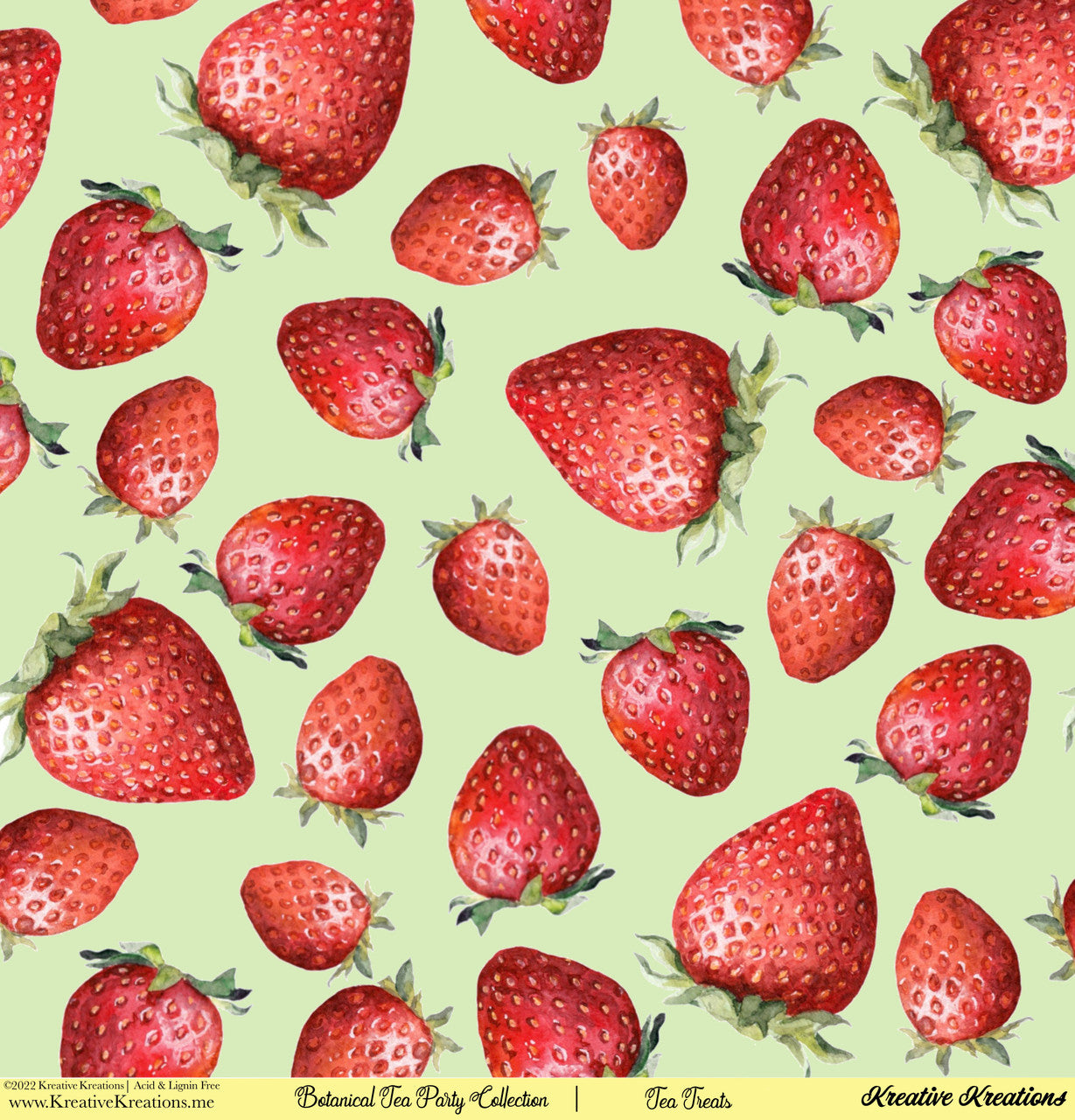 Kreative Kreations Botanical Tea Party 12” x 12” Paper Collection