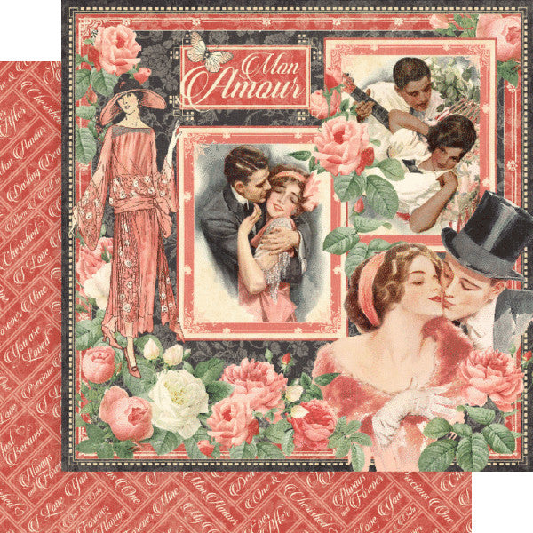 Graphic 45 Mon Amour 12” x 12” Deluxe Collector's Edition