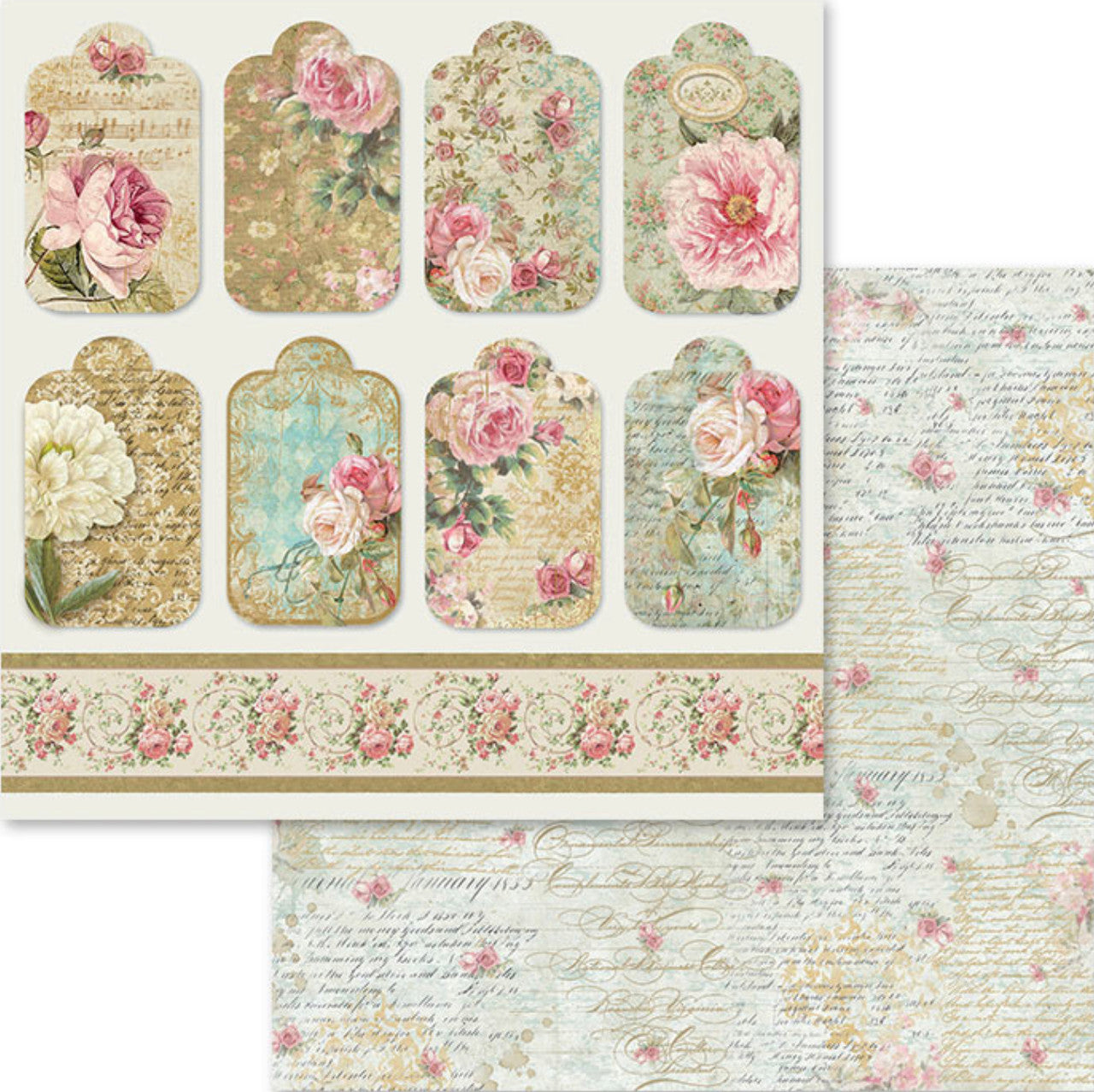 Paquete de papel precioso Stamperia 12" x 12"