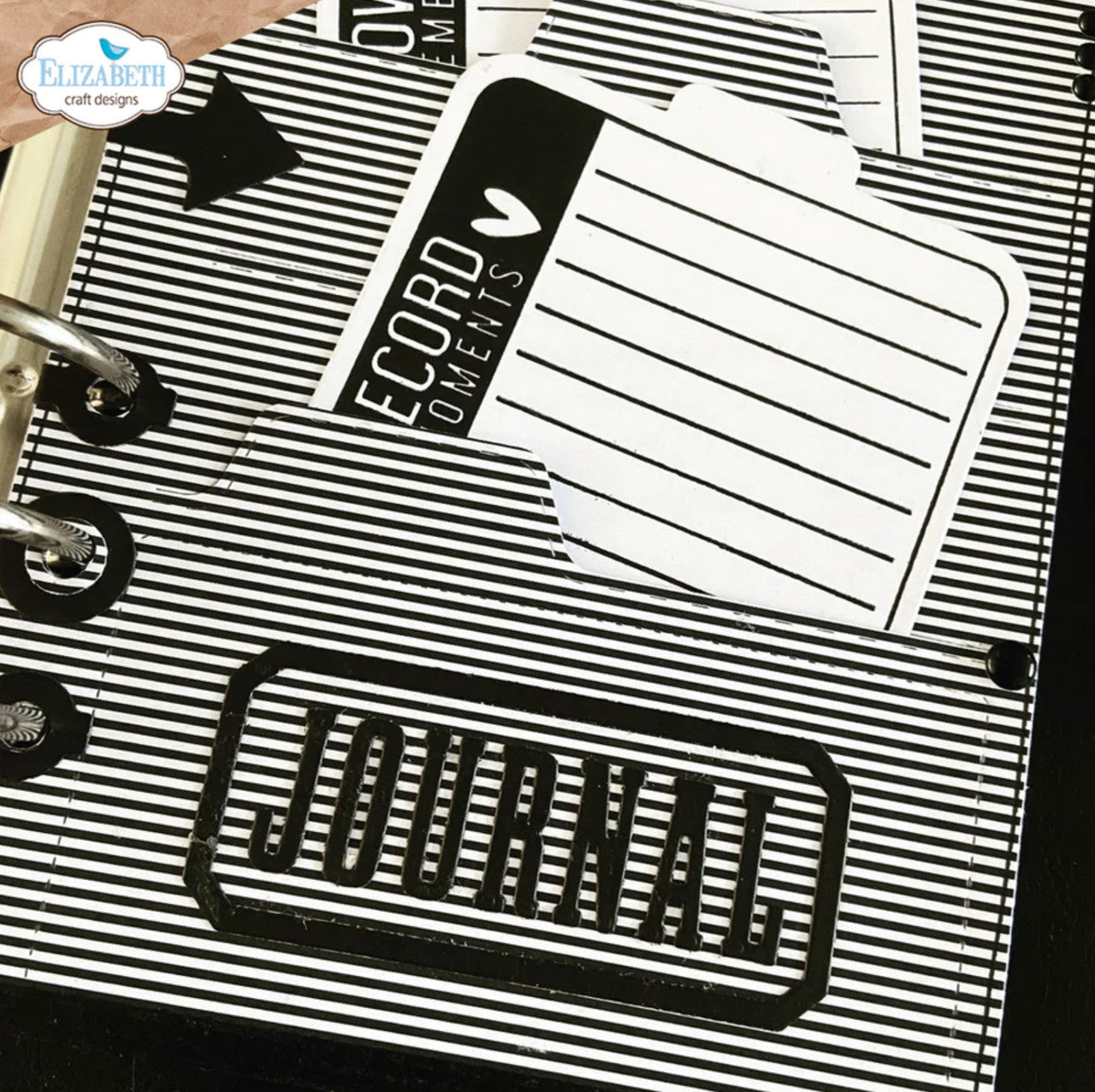 Elizabeth Craft Designs Library - Juego de troqueles para tarjetas de relleno de bolsillo