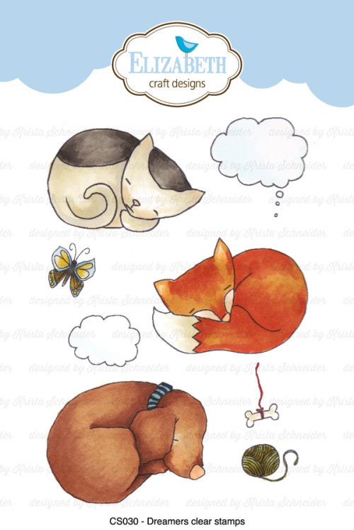Elizabeth Craft Dreamers duidelijke stempel