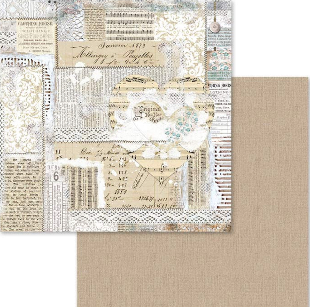 Colección de papel Stamperia Atelier 12” x 12”