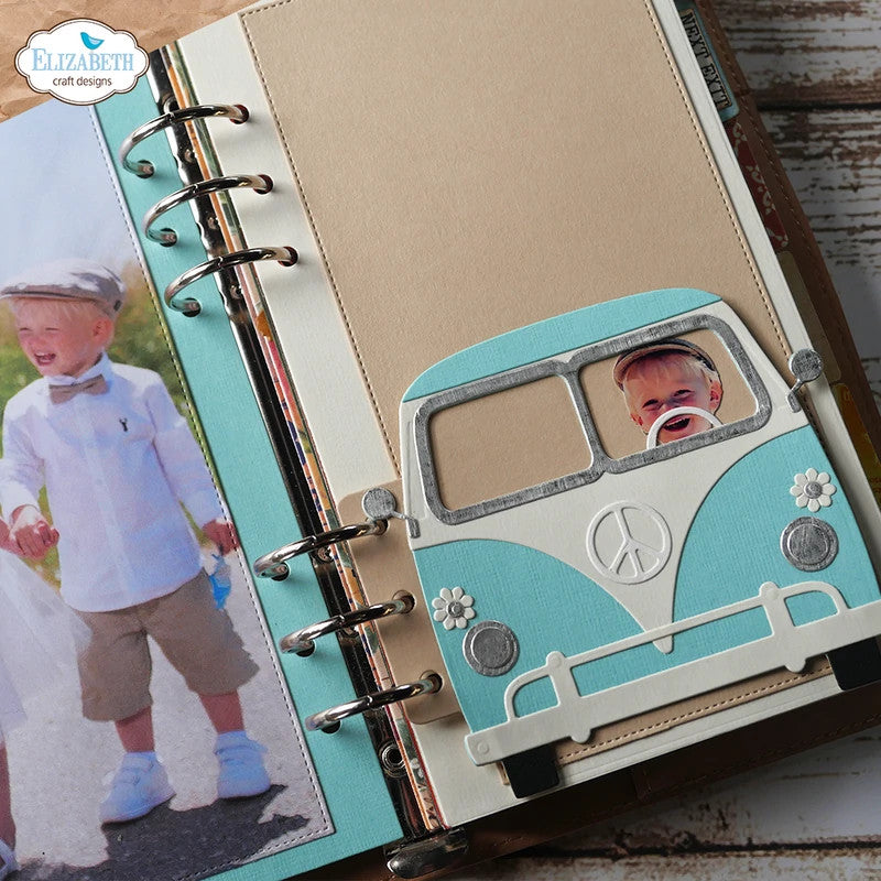 Elizabeth Craft Designs Retro Bus *Speciale kit*