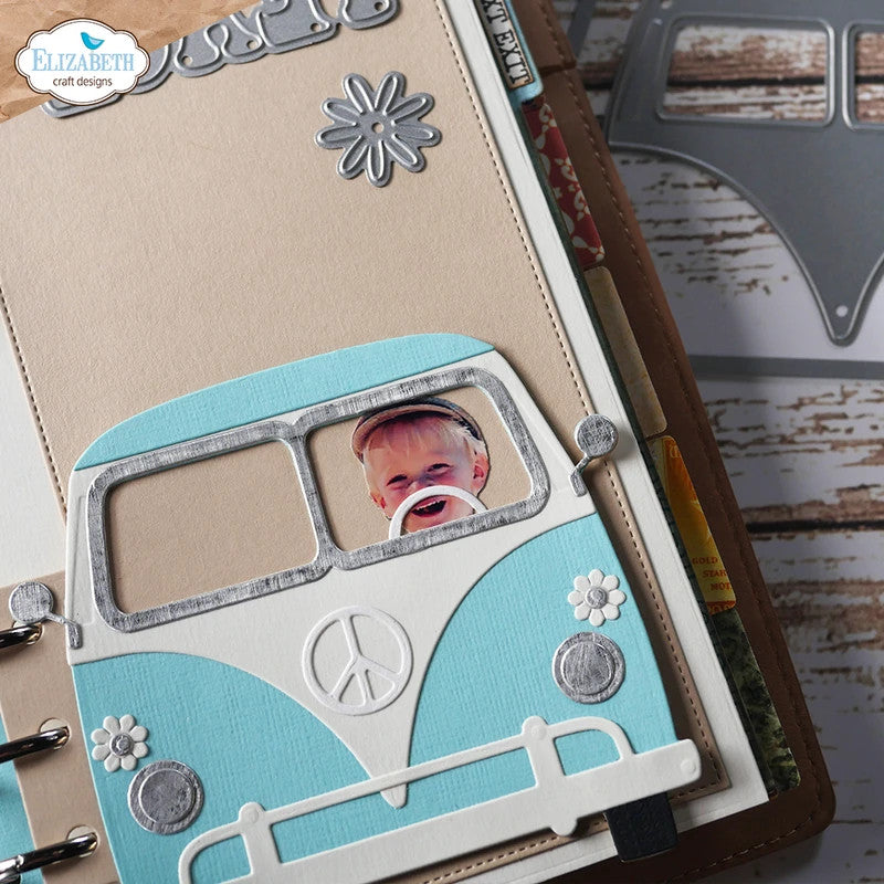 Elizabeth Craft Designs Retro Bus *Speciale kit*