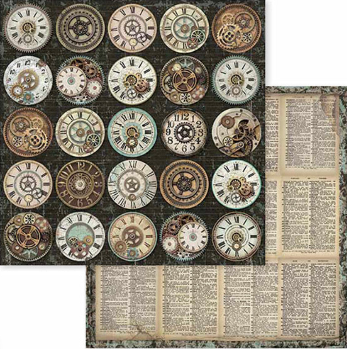 Stamperia Voyages Fantastiques-papierpakket 8 "x 8"
