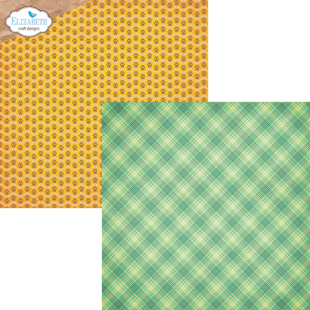 Elizabeth Craft Designs Dog Days 12” x 12” Paper Pack