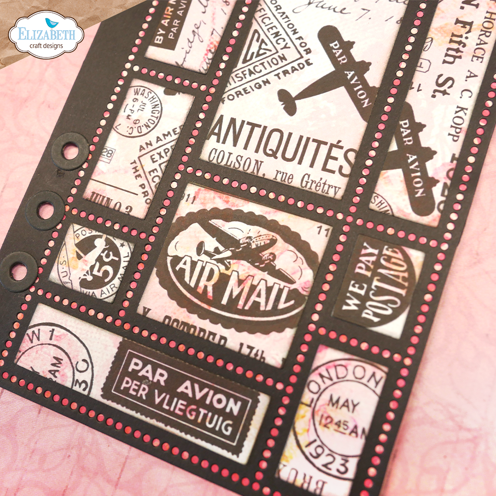 Elizabeth Craft Designs Postage Stamps Die Set 2075