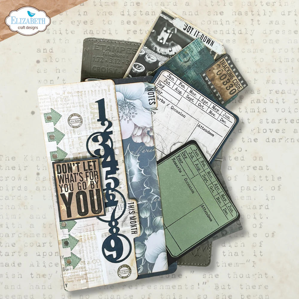 Elizabeth Craft Designs Months Stamp Set