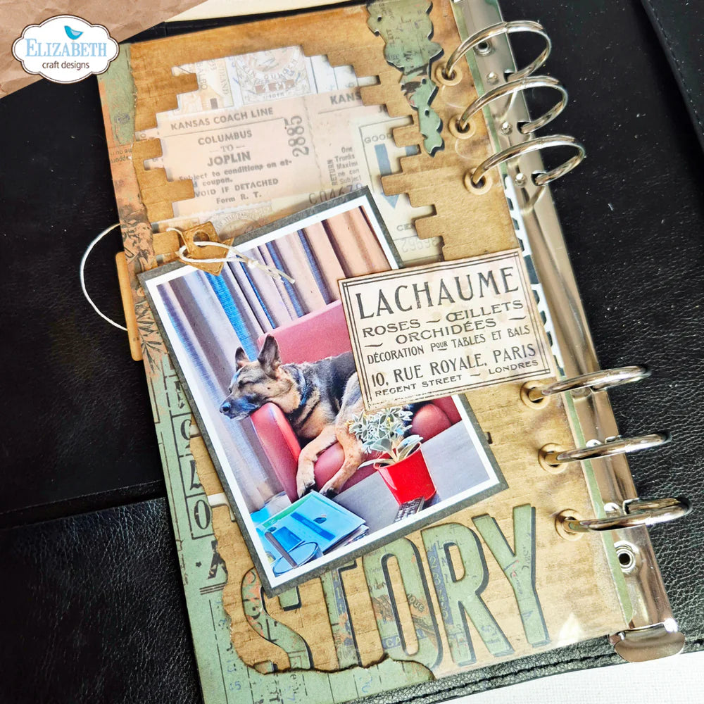 Elizabeth Craft Designs Getting Festive Die & Stamp Set